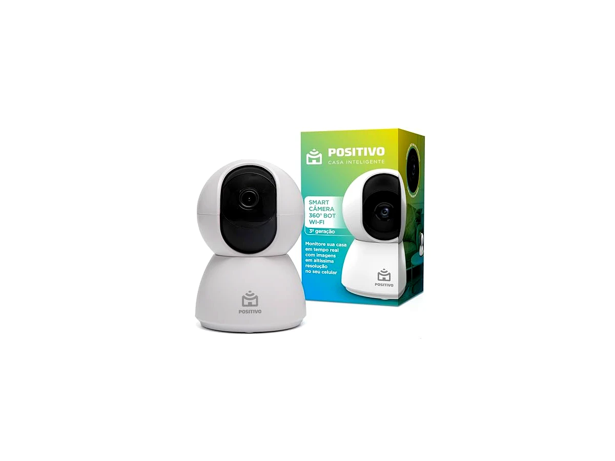 Positivo Smart Câmera Bot Wi-Fi 360° 3ª Geração