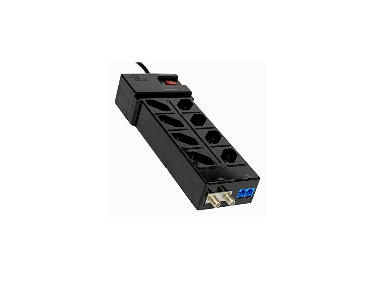 Clamper Multiproteção 8 Preto