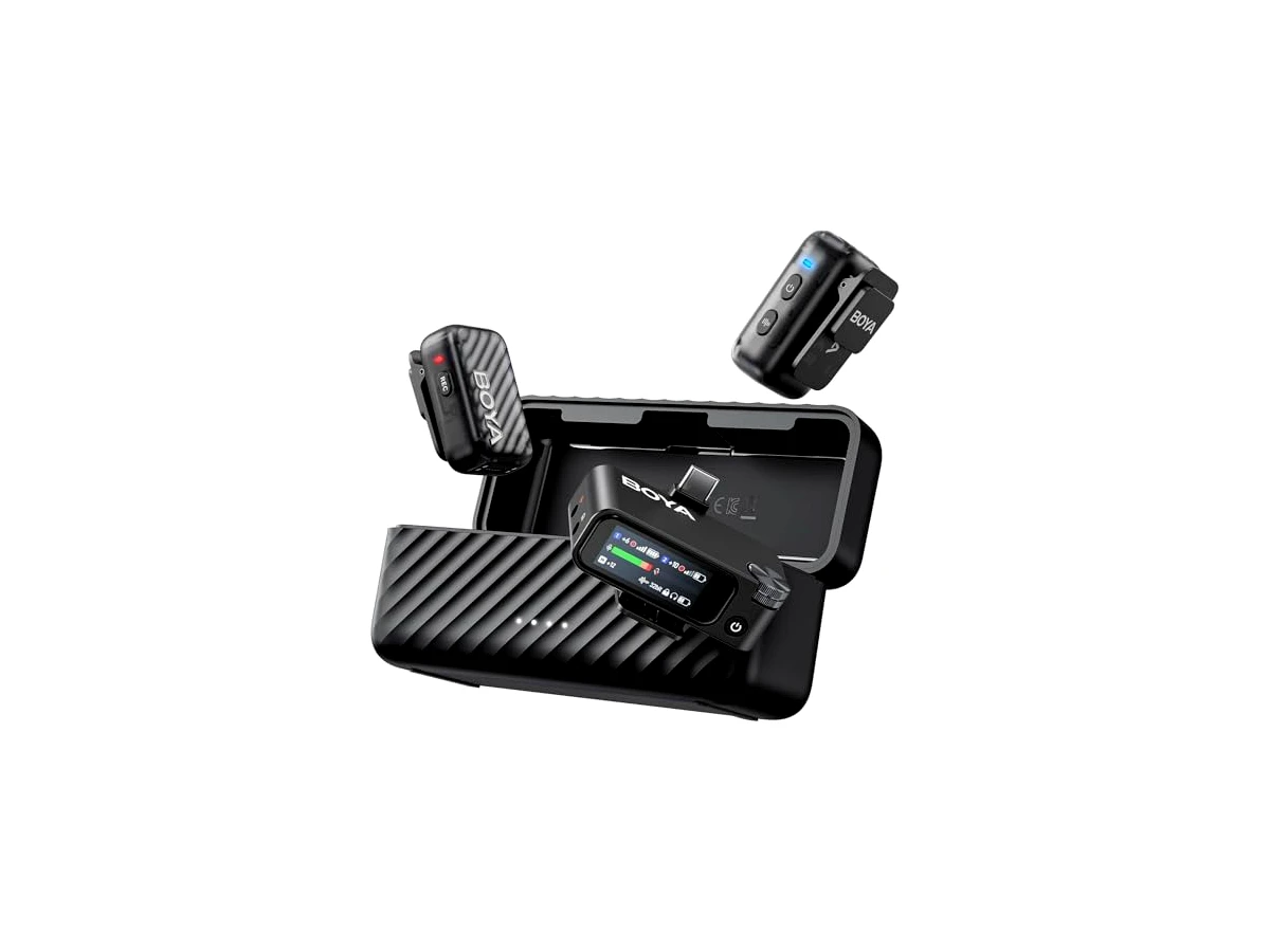BOYAMIC 2 (Kit com 2 Transmissores + 1 Receptor + Estojo de Carregamento)